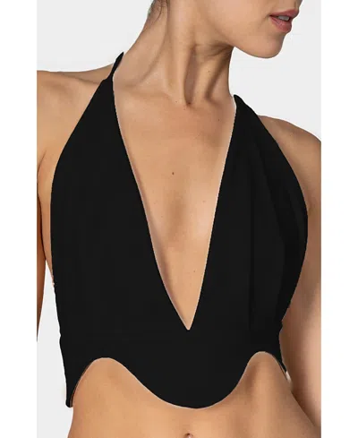 Port De Bras Avila Top In Black