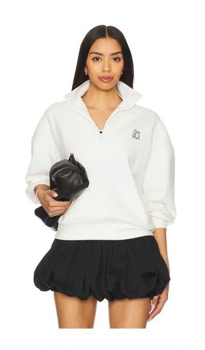 Port De Bras Signature Half Zip Sweatshirt