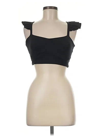 Pre-owned Port De Bras Tank Top Black Strapless Neckline Tops