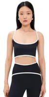 Port De Bras Vera Top Black/chantilly