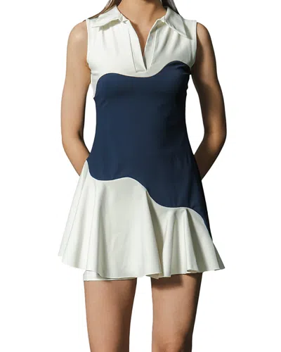 Port De Bras Wave Dress In Multi