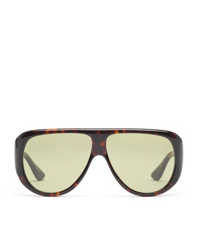 Port Tanger Acetate Gambia Sunglasses In Green