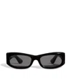 Port Tanger Acetate Saudade Sunglasses In Black
