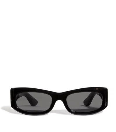 Port Tanger Acetate Saudade Sunglasses In Black