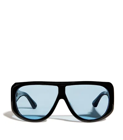 Port Tanger Aviator Gambia Sunglasses In Black