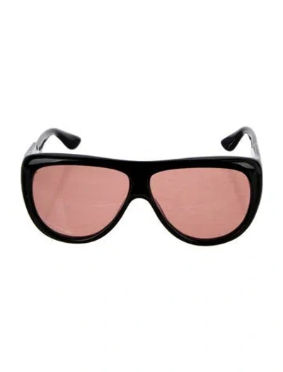 Pre-owned Port Tanger Aviator Tinted Sunglasses In Brown