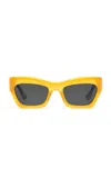 Port Tanger Ayreen Cay-eye Acetate Sunglasses In Yellow