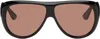 Port Tanger Black & Orange Gambia Sunglasses In Multi