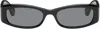 Port Tanger Black Leila Sunglasses In Black/black