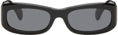 Port Tanger Black Saudade Sunglasses In Black/black