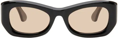 Port Tanger Black Tangerine Sunglasses In Brown