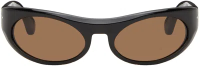 Port Tanger Black Touba Sunglasses In Black/tobacco