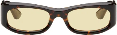 Port Tanger Brown Saudade Ii Sunglasses In Myrrah/limon