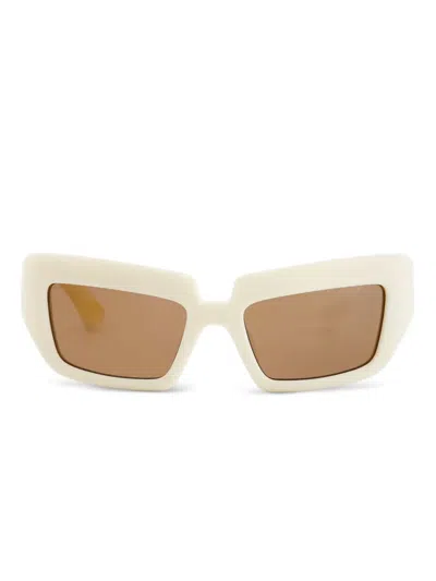 Port Tanger Cat-eye Sunglasses In White
