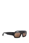 Port Tanger Rectangular Kerewan Sunglasses In Brown