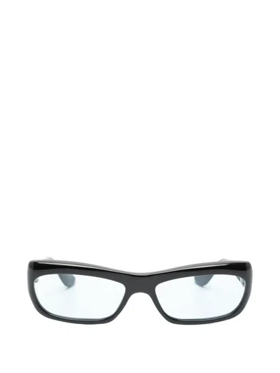 Port Tanger Geometric Sunglasses In Black