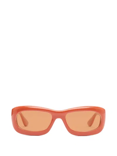 Port Tanger Ghaib Geometric Sunglasses In Red