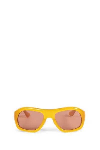 Port Tanger Gray Sunglasses In Yellow