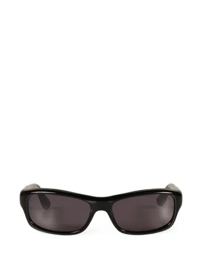Port Tanger Ihya Rectangle-frame Sunglasses In 블랙