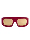 Port Tanger Mauretania Acetate Sunglasses In Red