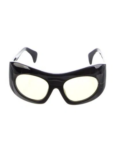 Pre-owned Port Tanger Oversize Gradient Sunglasses In Black