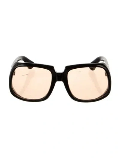 Pre-owned Port Tanger Oversize Tinted Sunglasses In Black