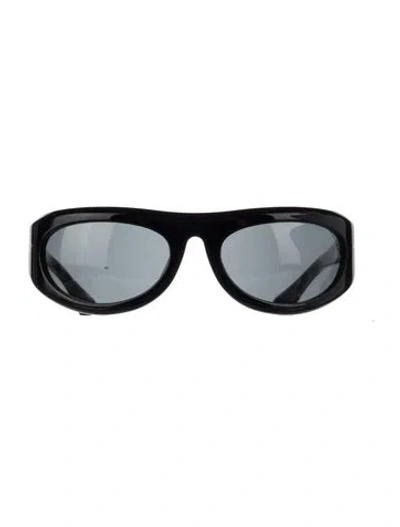 Pre-owned Port Tanger Oversize Tinted Sunglasses In Black