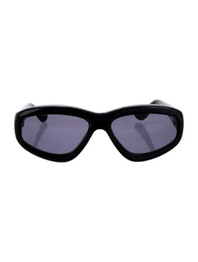 Pre-owned Port Tanger Oversize Tinted Sunglasses In Black