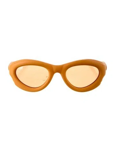 Pre-owned Port Tanger Oversize Tinted Sunglasses In Orange