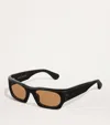 Port Tanger Rectangular Kerewan Sunglasses In Black