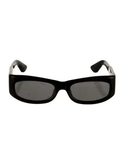 Pre-owned Port Tanger Shield Tinted Sunglasses In Black