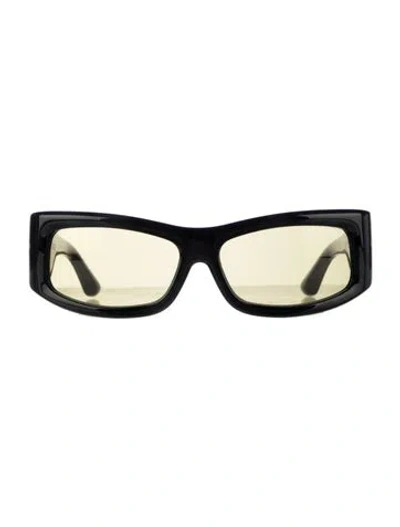 Pre-owned Port Tanger Square Tinted Sunglasses In Black
