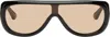 Port Tanger Ssense Exclusive Black Sayf Sunglasses In Black