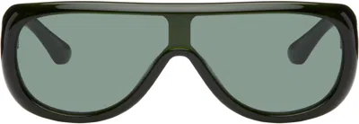 Port Tanger Ssense Exclusive Green Sayf Sunglasses