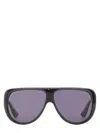 Port Tanger Gambia Aviator-frame Acetate Sunglasses In Black