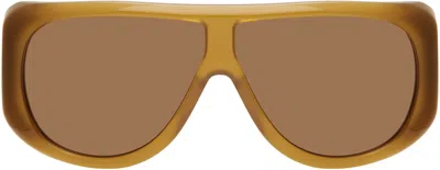 Port Tanger Tan Gambia Sunglasses In Yellow Ochra/tobacco