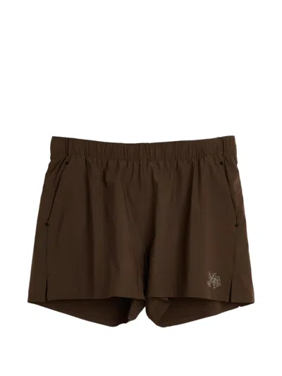 Portal Marka Liner Shorts In Brown