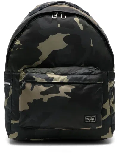 Porter Camouflage-print Backpack In Green