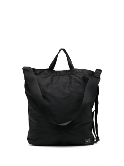 Porter Flex 2 Way Shoulder Bag In Black
