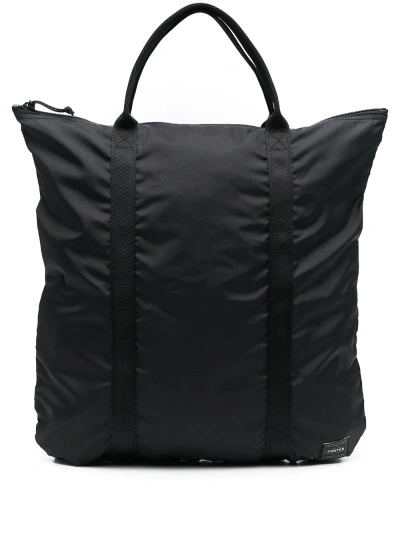 Porter Flex 2 Way Tote Bag In Black