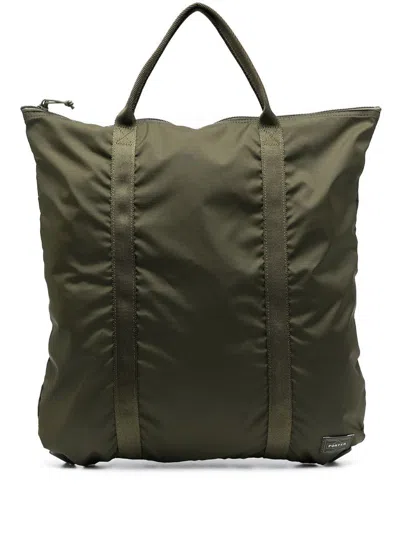 Porter Flex 2 Way Tote Bag In Green