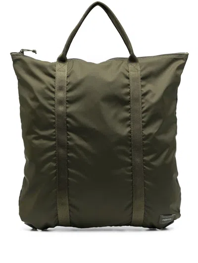 Porter Flex 2way Tote Bag In Green