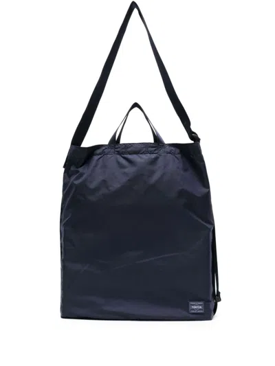 Porter Flwx 2way Nylon Shoulder Bag In Blue