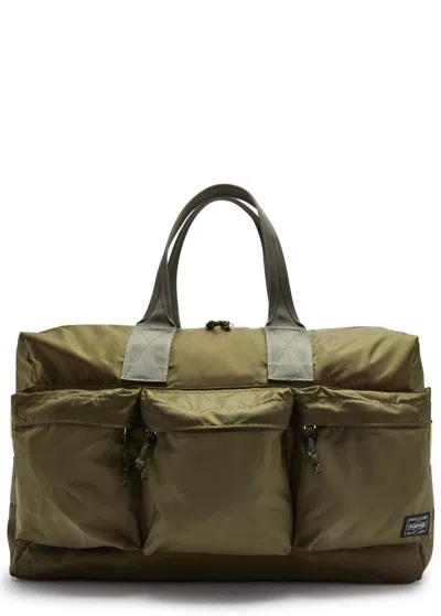 Porter Force 2way Nylon Holdall In Green