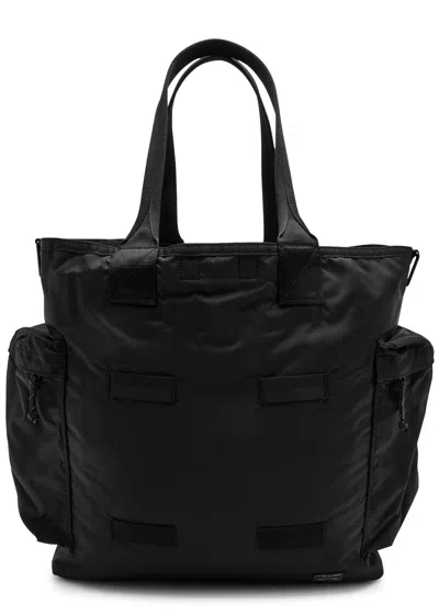 Porter Force 2way Nylon Tote Bag In Black