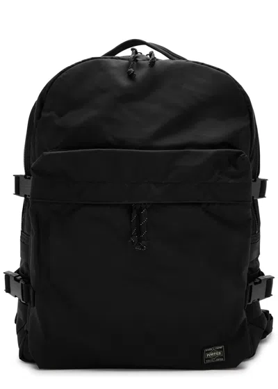Porter Force Daypack Nylon Backpack In Black