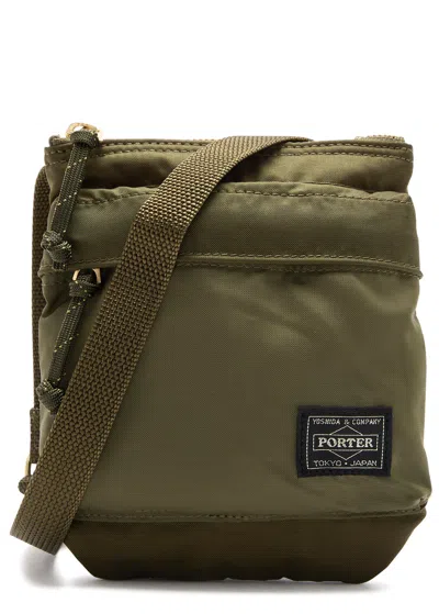 Porter Force Nylon Cross-body Bag In Green