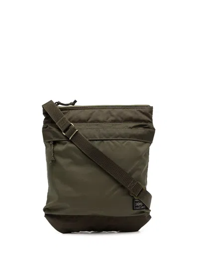 Porter Force Nylon Crossbody Bag In Green