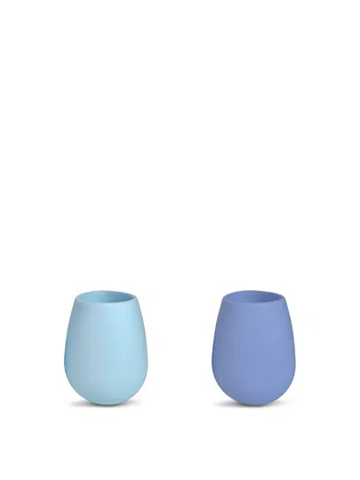 Porter Green Fegg Unbreakable Silicone Tumbler In Blue