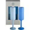 Porter Green Seff | Unbreakable Champagne Flutes In Blue